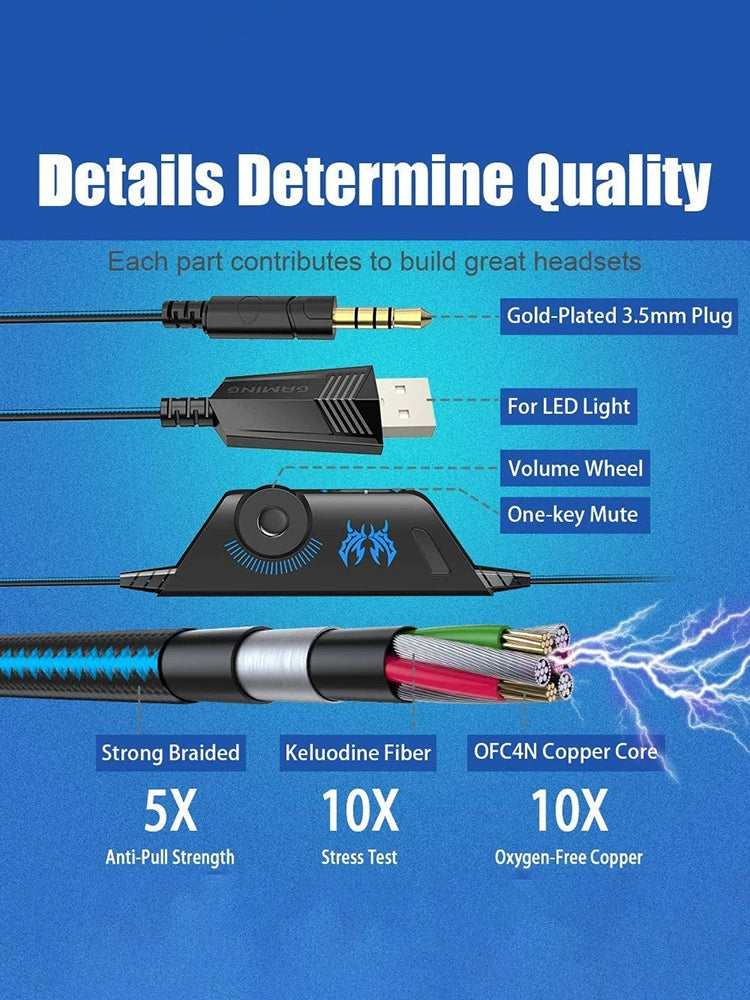 EACH G9000 Gaming Headphone Headset with Mic Casque