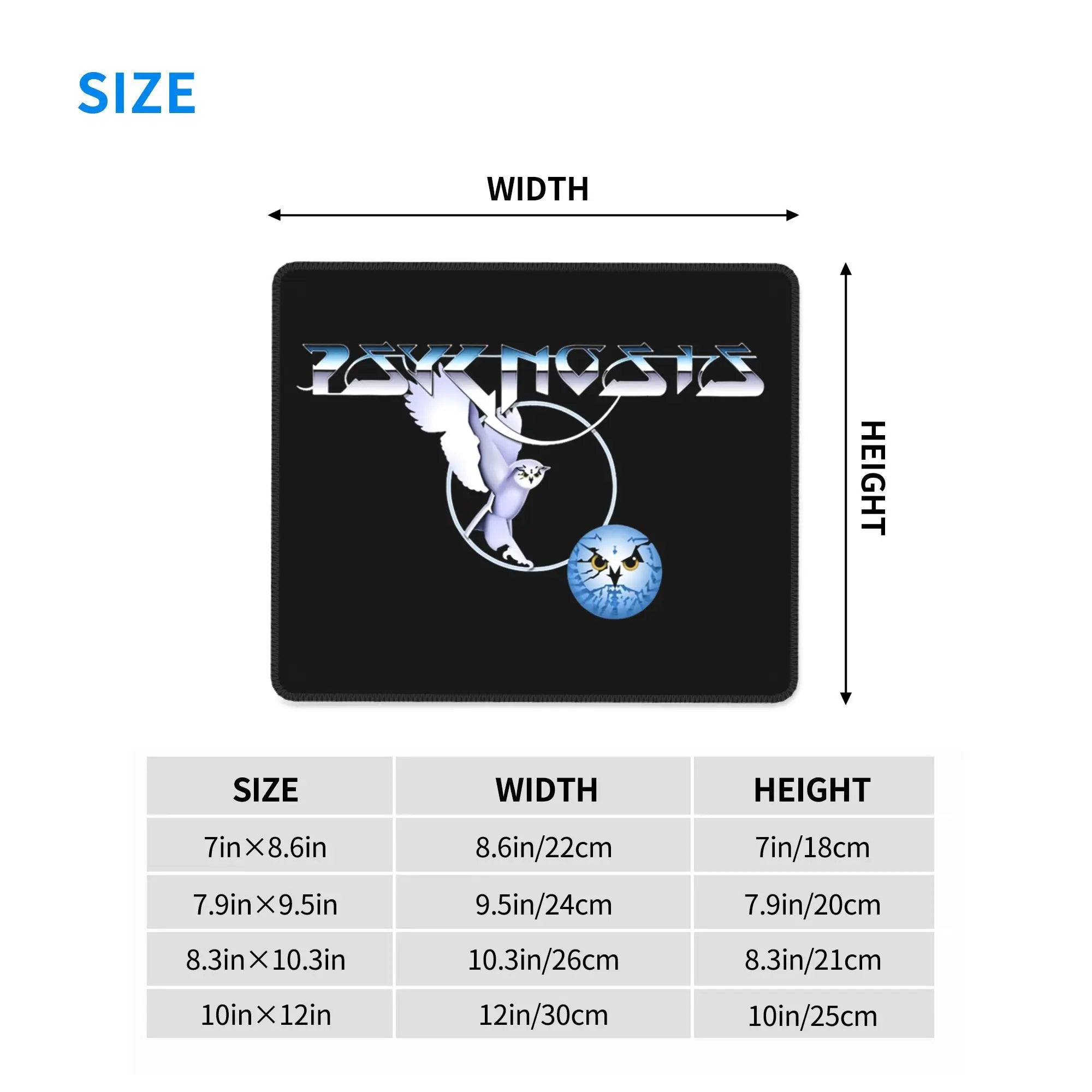 amiga psygnosis owl Mouse Pad Computer Keyboard Mouse Mat Gaming PC Laptop Desk Mat Office Accessories Table Mats