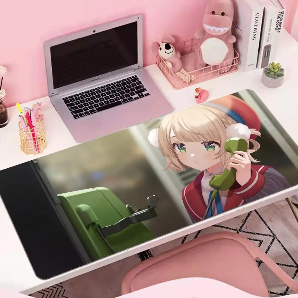 Shigure Ui MINISO Mouse Pad E-sports players Game Accessories Game Keyboard Pad Gamer Desktop Mat Deskmat Keyboard Pad XXL 90x4