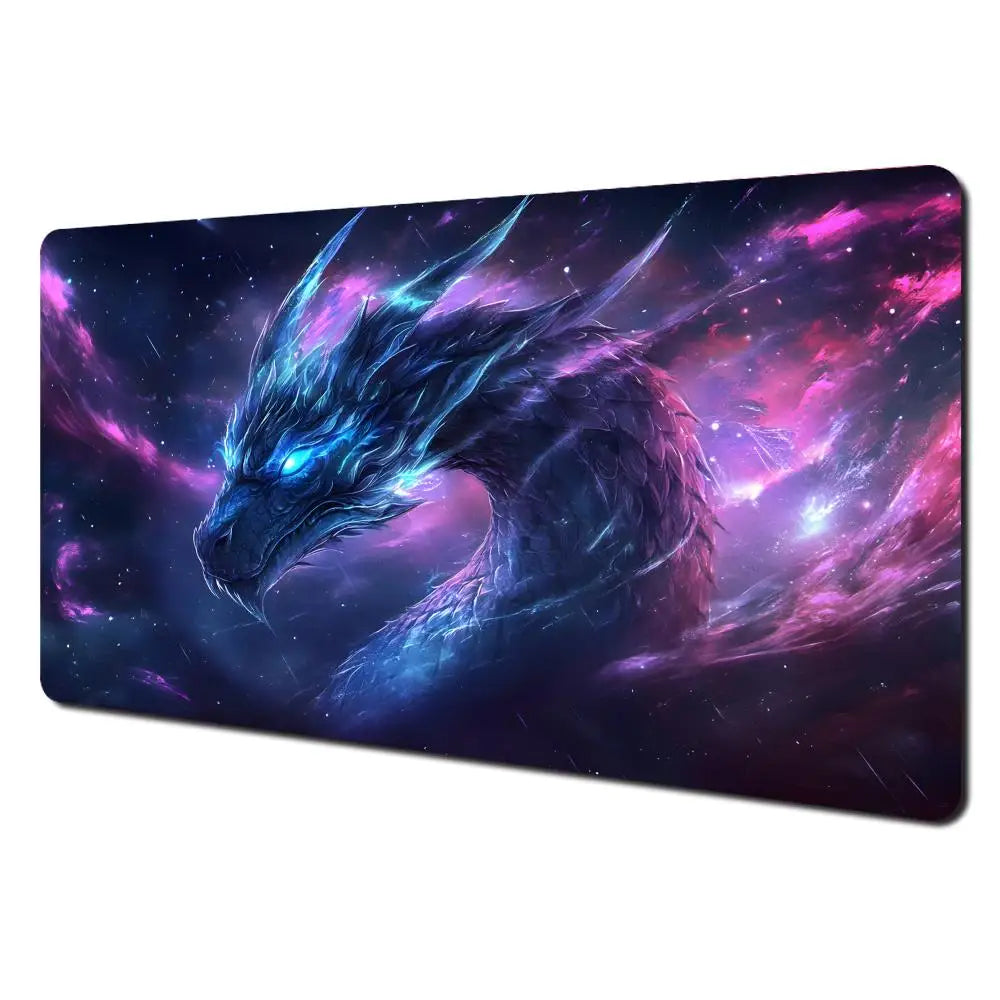 Fantasy Universe Starry Dragon large Mouse Pad Desk Mat Stitched Edge Non-Slip Gaming pad office rug Mouse carpet Extended pad