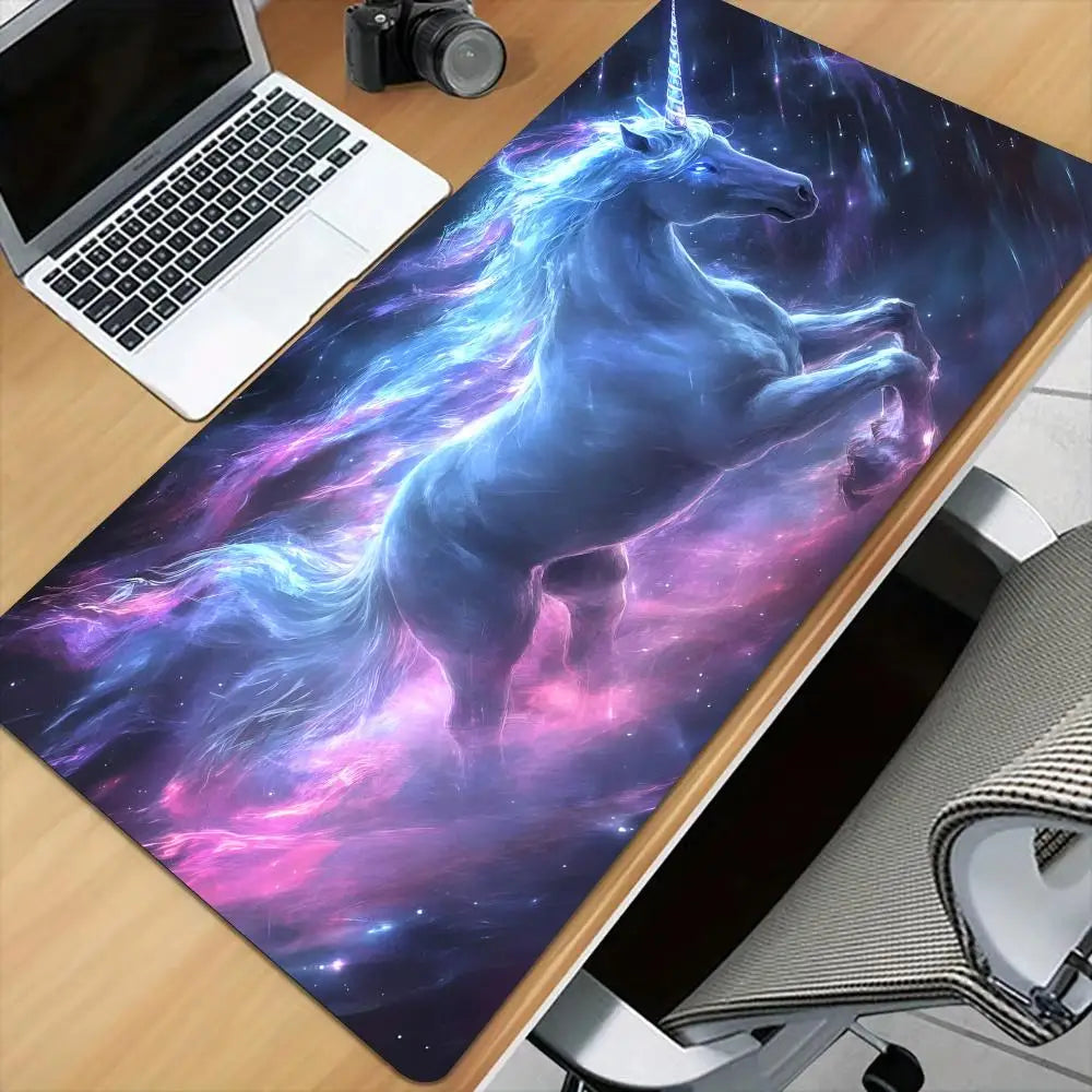Fantasy Universe Starry Dragon large Mouse Pad Desk Mat Stitched Edge Non-Slip Gaming pad office rug Mouse carpet Extended pad