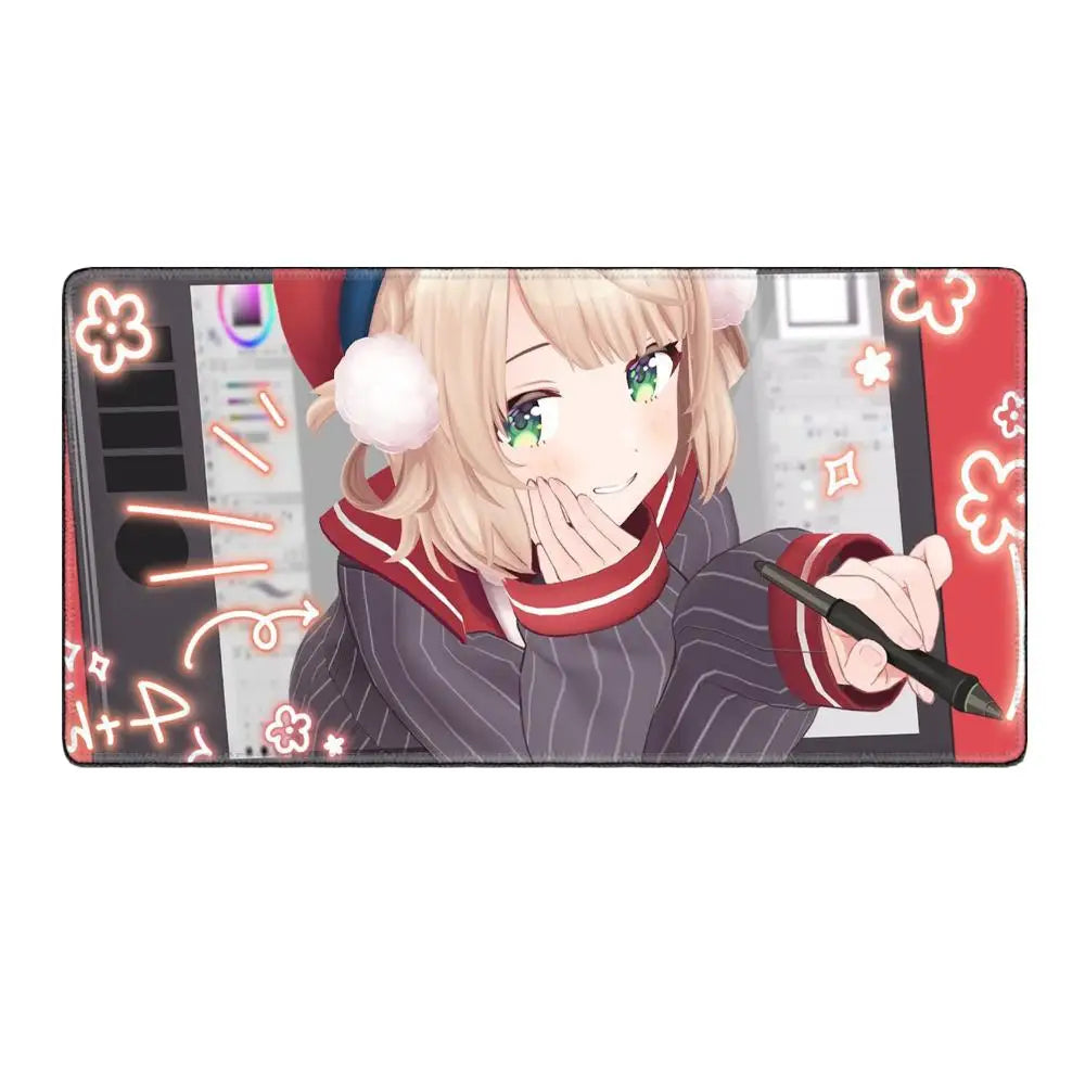 Shigure Ui MINISO Mouse Pad E-sports players Game Accessories Game Keyboard Pad Gamer Desktop Mat Deskmat Keyboard Pad XXL 90x4