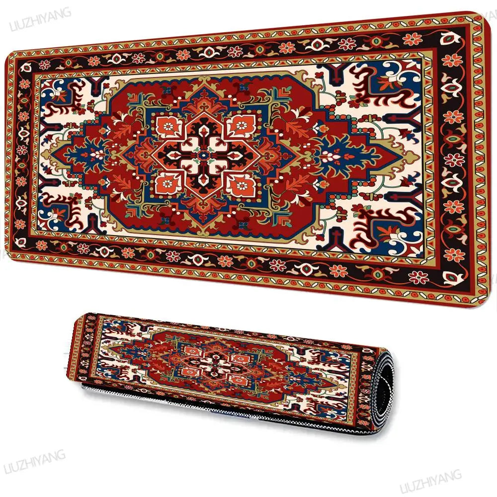 Persian pattern Mouse Pad Large Computer Office Game Table Mats XXL Rubber Anti-slip HD Gaming Keyboard Mousepads Long Desk Mat