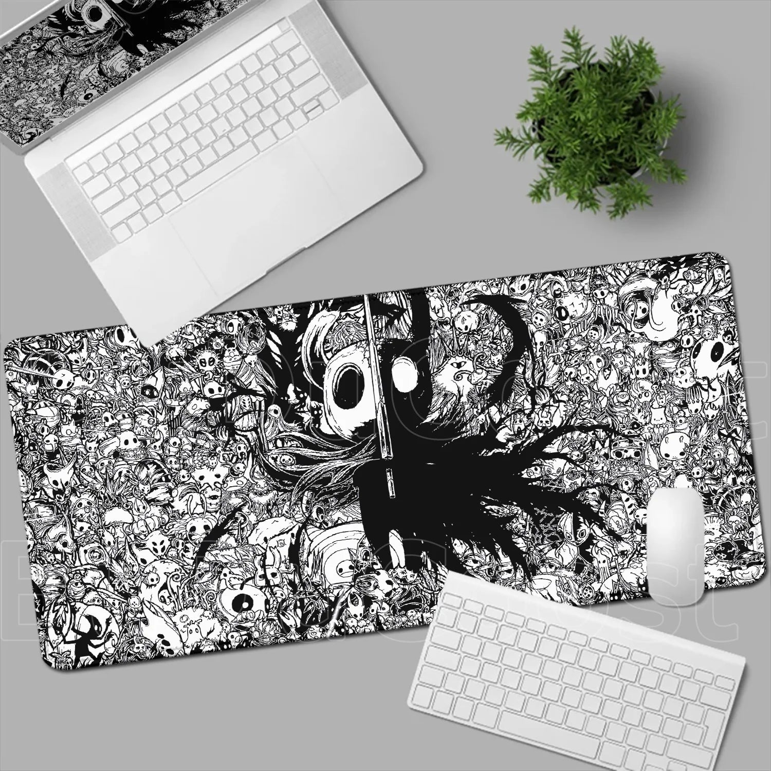 New Game Wallpaper Hollow Knight Mousepad Laptops Keyboard Pad Mouse Pad Xxl Carpet Computer Accessories Non-slip Cool Desk Mats
