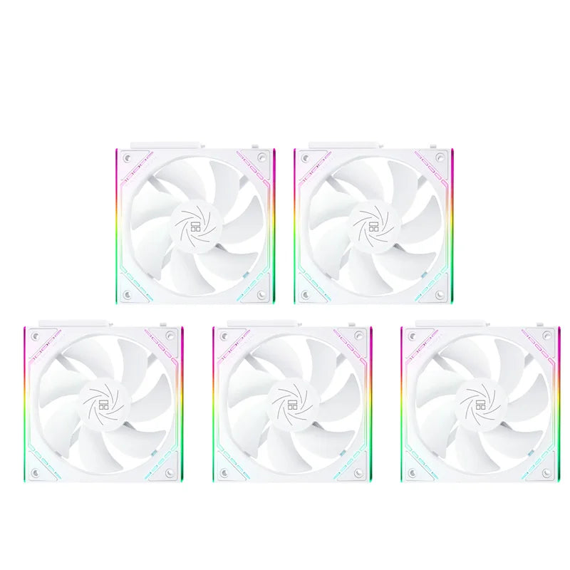Thermalright TL-M12Q 1/3/5 PCS 120mm ARGB  Case Fan 1500RPM 68.9CFM Silent Computer Fan with Infinity Mirrors on Both Sides