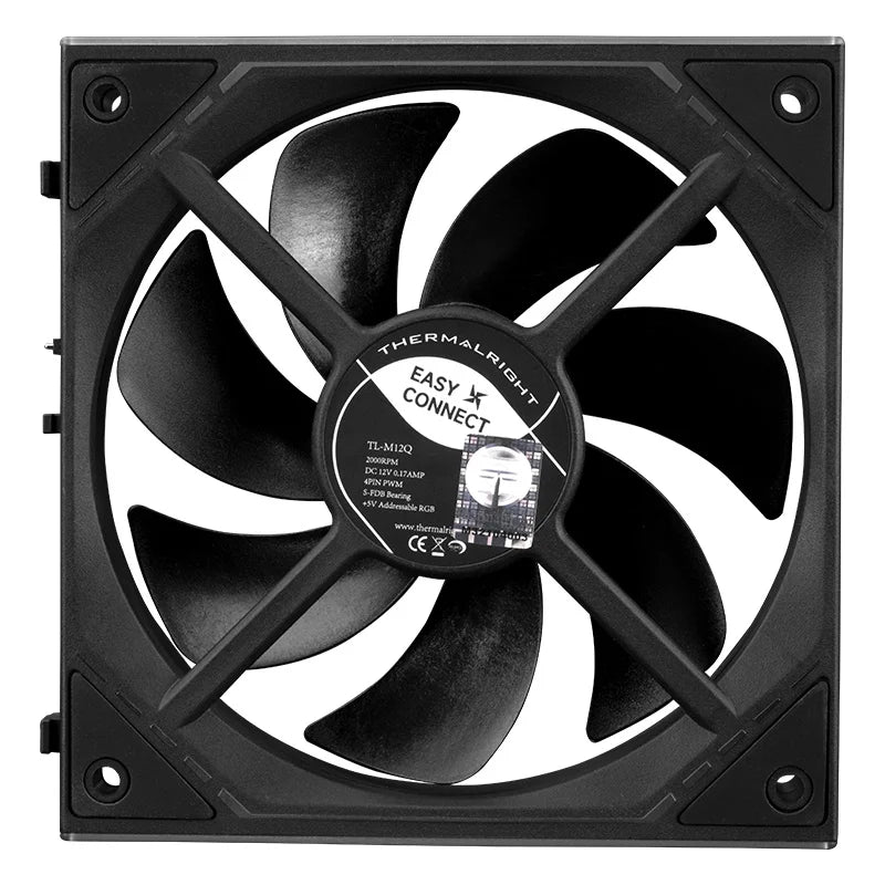 Thermalright TL-M12Q 1/3/5 PCS 120mm ARGB  Case Fan 1500RPM 68.9CFM Silent Computer Fan with Infinity Mirrors on Both Sides