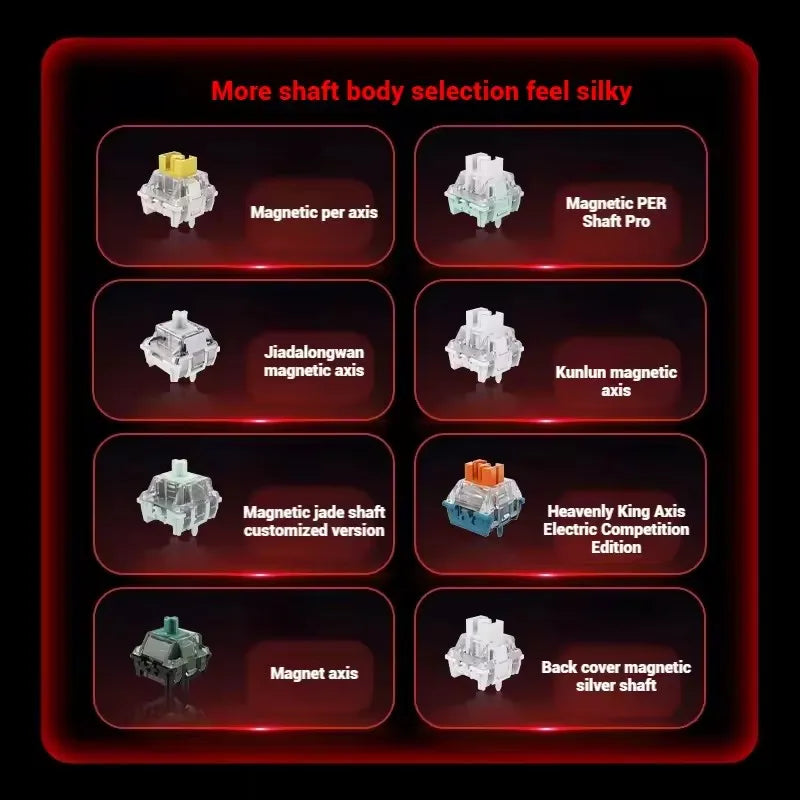 MADLIONS Mad60 Mad68 HE Mechanical Keyboard Magnetic Switch Customized RGB Gaming 8k Specialized Gaming Keyboard 60/68 Key