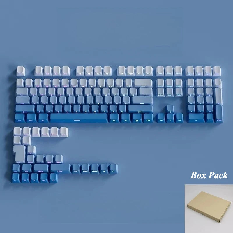 135 Key Cherry Profile Green Grape Keycaps Side Print Shine Through Keycaps Double Shot PBT Keycap for MX Switch Gaming Keyboard