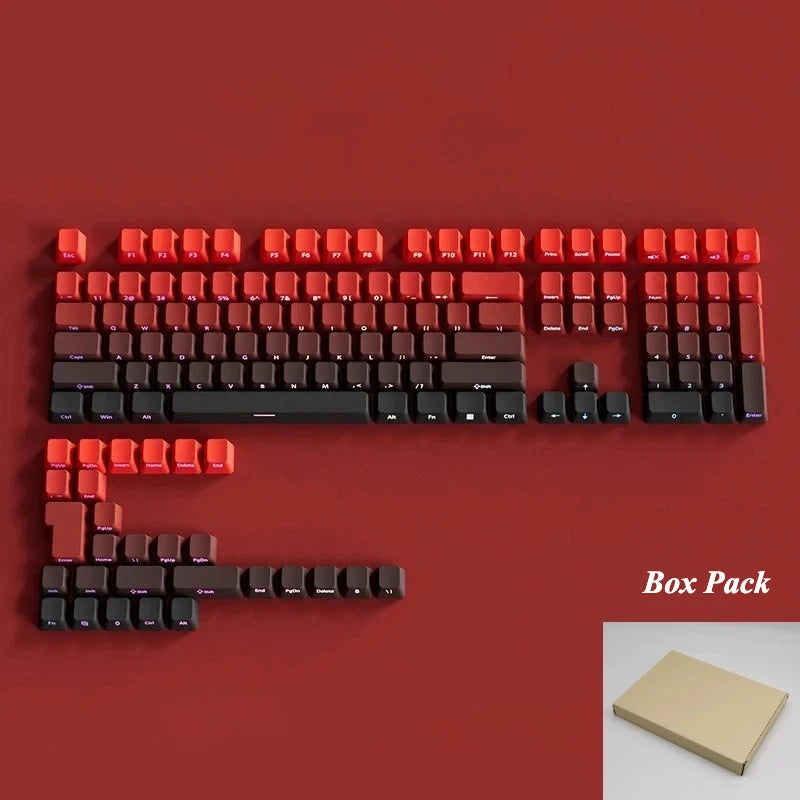 135 Key Cherry Profile Green Grape Keycaps Side Print Shine Through Keycaps Double Shot PBT Keycap for MX Switch Gaming Keyboard