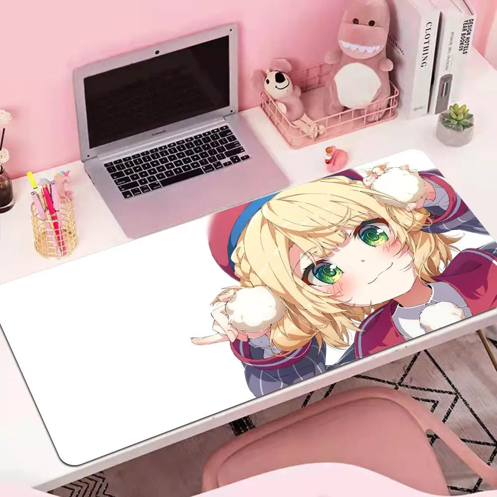 Shigure Ui MINISO Mouse Pad E-sports players Game Accessories Game Keyboard Pad Gamer Desktop Mat Deskmat Keyboard Pad XXL 90x4