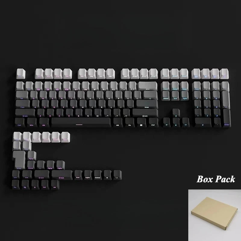 135 Key Cherry Profile Green Grape Keycaps Side Print Shine Through Keycaps Double Shot PBT Keycap for MX Switch Gaming Keyboard