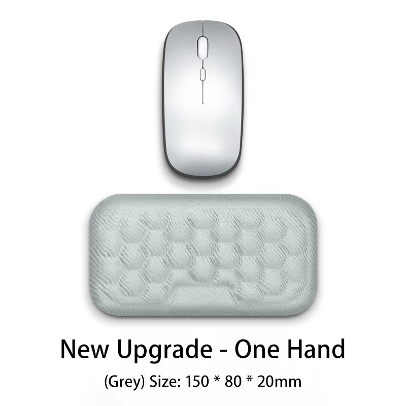 Mouse & Keyboard Wrist Protection Rest Pad With Massage Texture For PC Gaming Laptop Keyboard Mouse Memory Cotton Rest Ergonomic