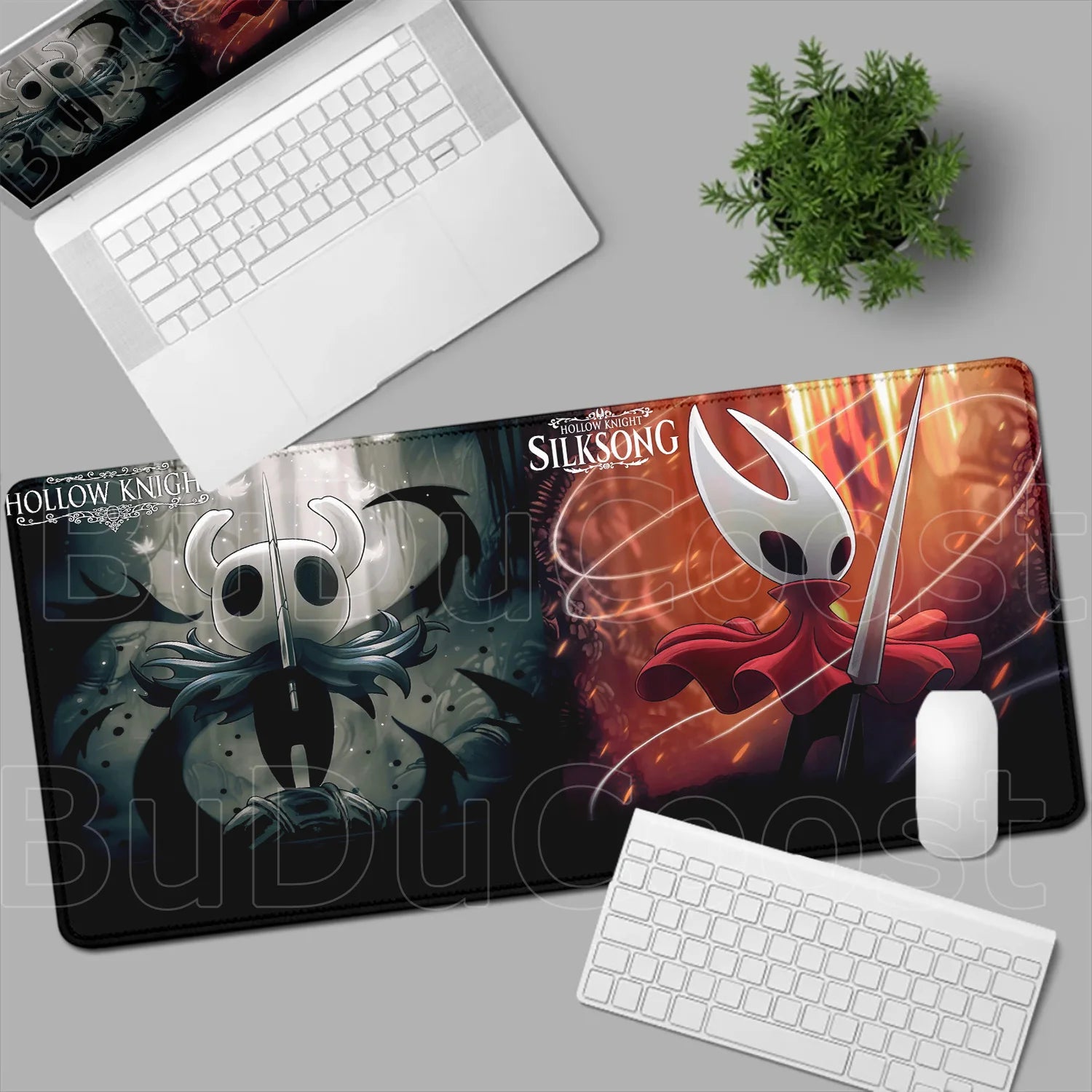 New Game Wallpaper Hollow Knight Mousepad Laptops Keyboard Pad Mouse Pad Xxl Carpet Computer Accessories Non-slip Cool Desk Mats