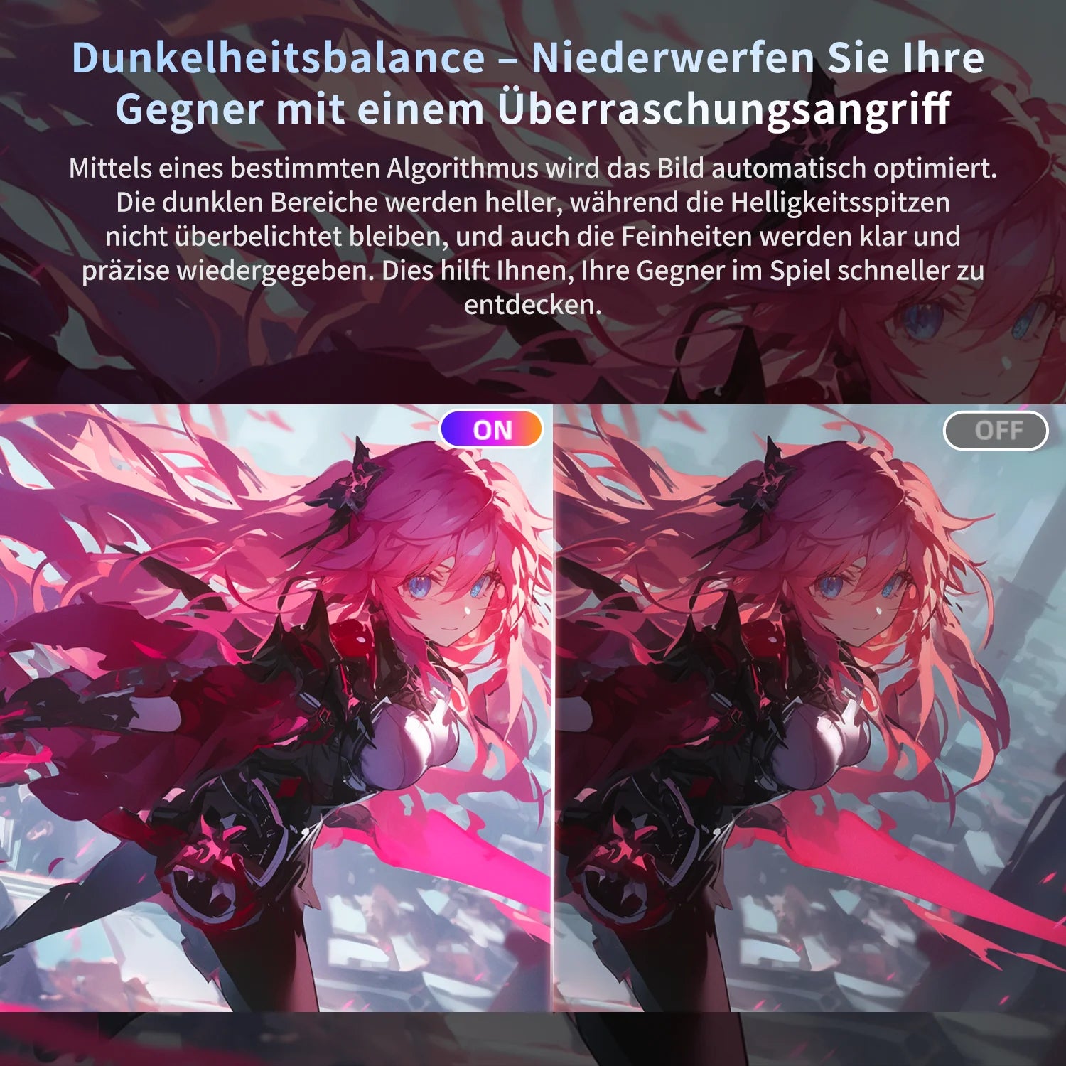 KTC 24 Inch Gaming Monitor 180Hz - 2K 1440P Computer Monitors, Fast IPS Monitor with HDR 400, Adaptive Sync, Up to 185Hz H24T7