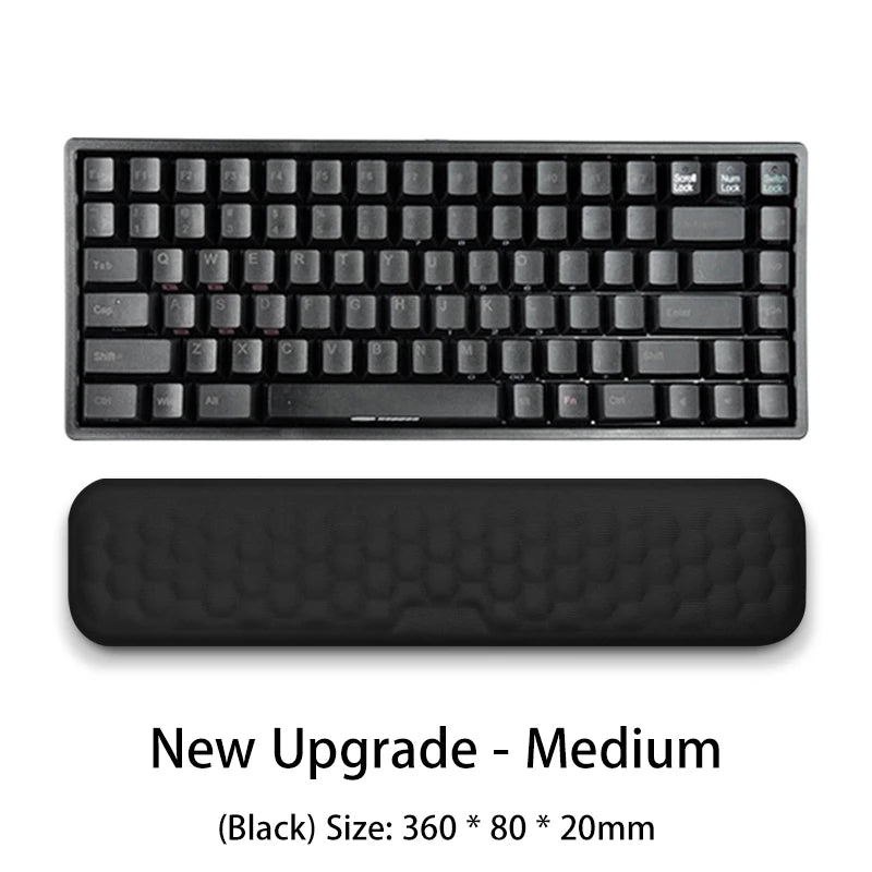 Mouse & Keyboard Wrist Protection Rest Pad With Massage Texture For PC Gaming Laptop Keyboard Mouse Memory Cotton Rest Ergonomic