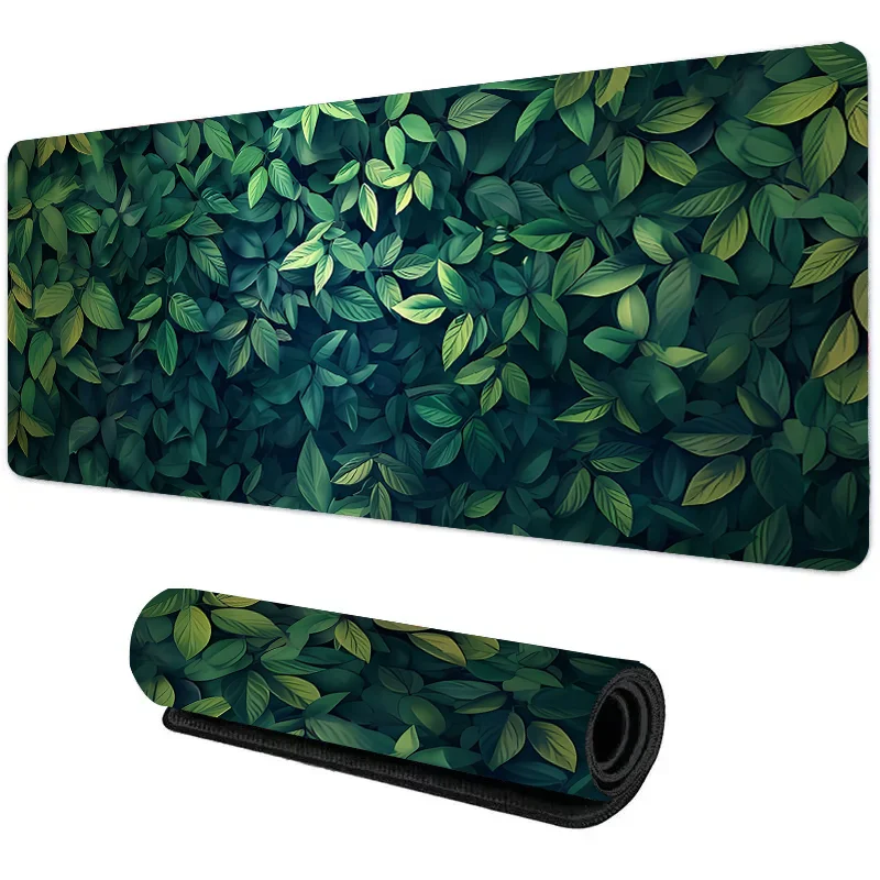 Mouse Pad Non-Slip Large  Mouse Mat with Vintage Daisy Design Stitched Edges Desk Mat for Computer Home Office Gaming washable