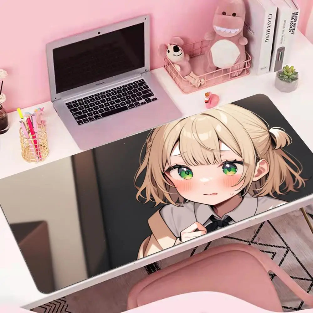 Shigure Ui MINISO Mouse Pad E-sports players Game Accessories Game Keyboard Pad Gamer Desktop Mat Deskmat Keyboard Pad XXL 90x4