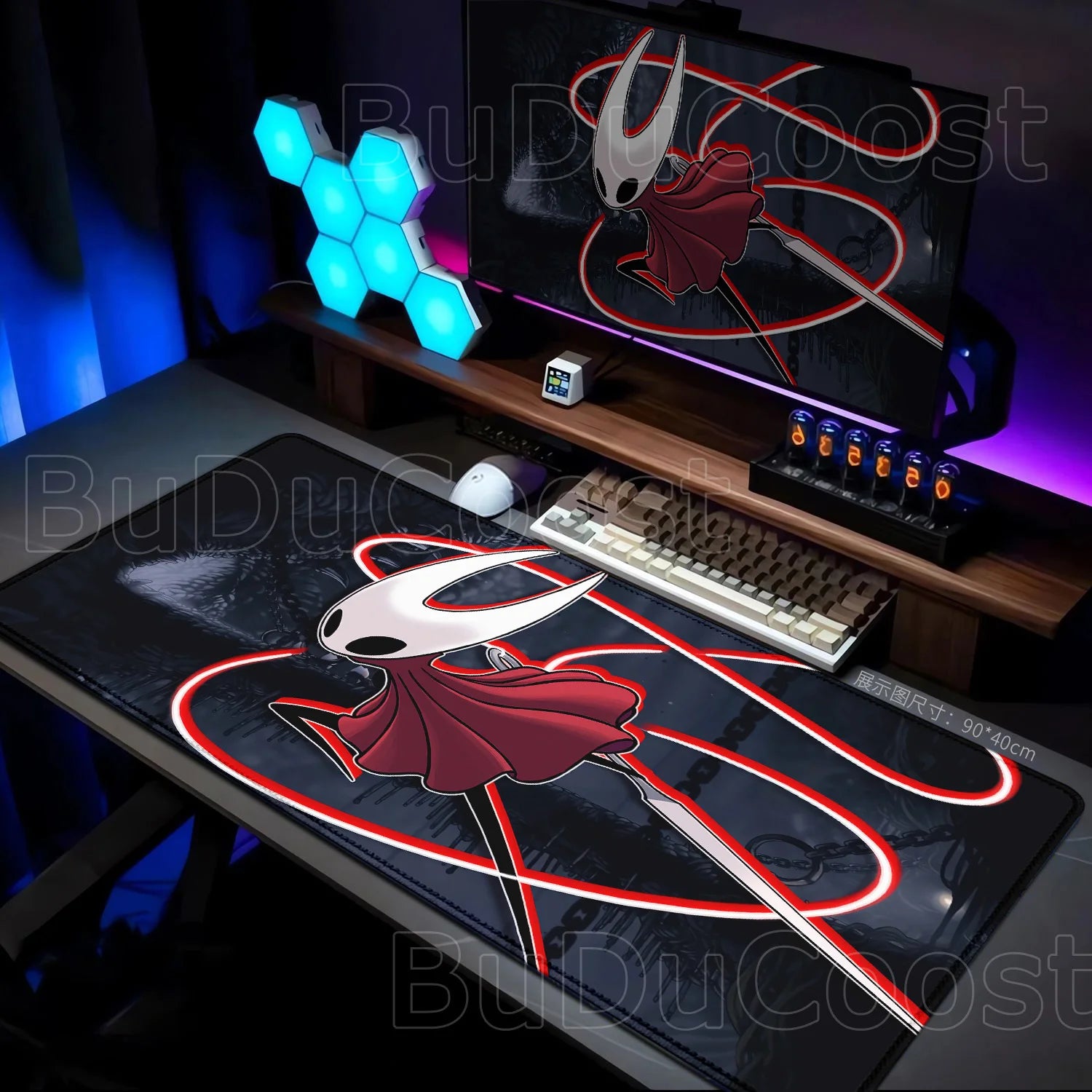 New Game Wallpaper Hollow Knight Mousepad Laptops Keyboard Pad Mouse Pad Xxl Carpet Computer Accessories Non-slip Cool Desk Mats
