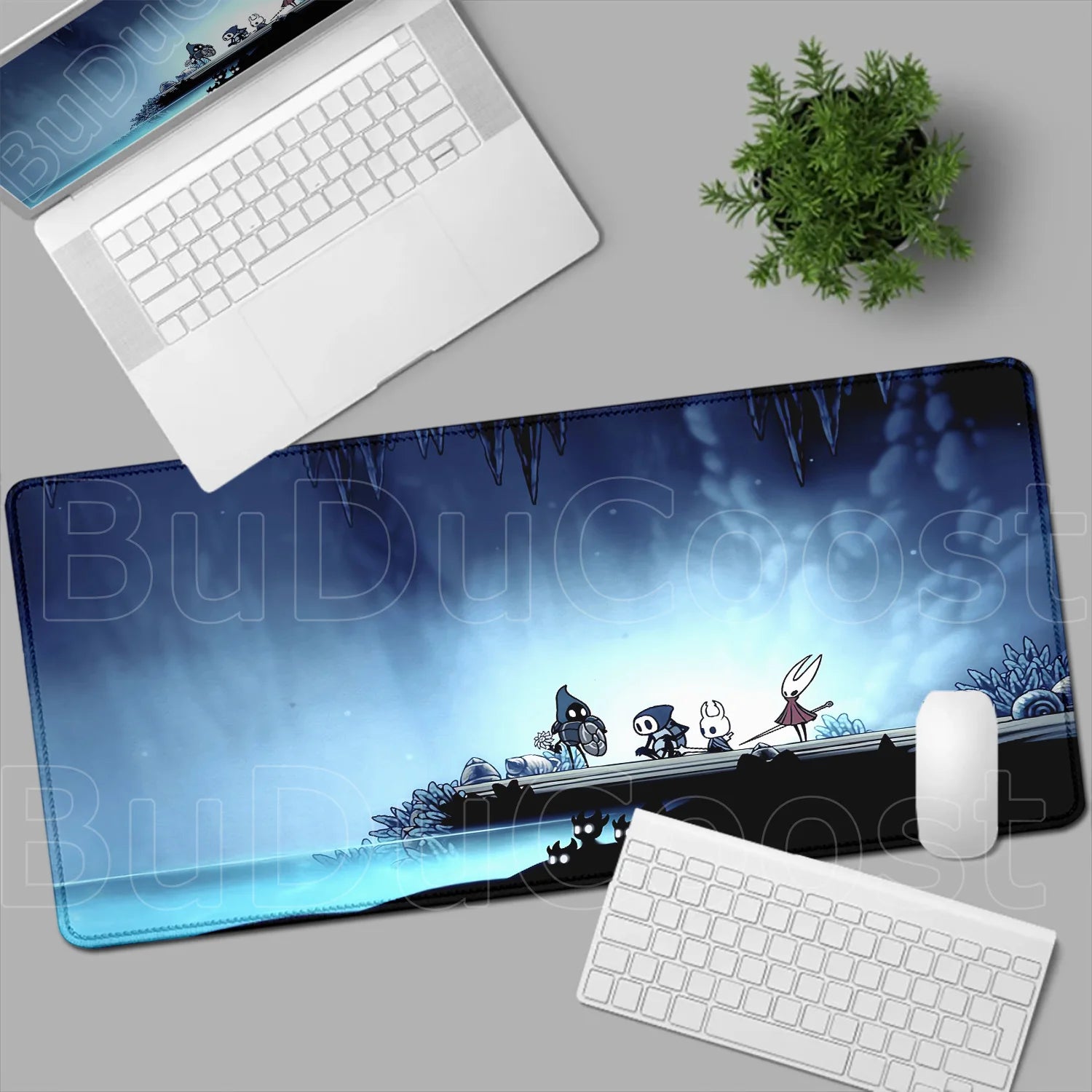 New Game Wallpaper Hollow Knight Mousepad Laptops Keyboard Pad Mouse Pad Xxl Carpet Computer Accessories Non-slip Cool Desk Mats