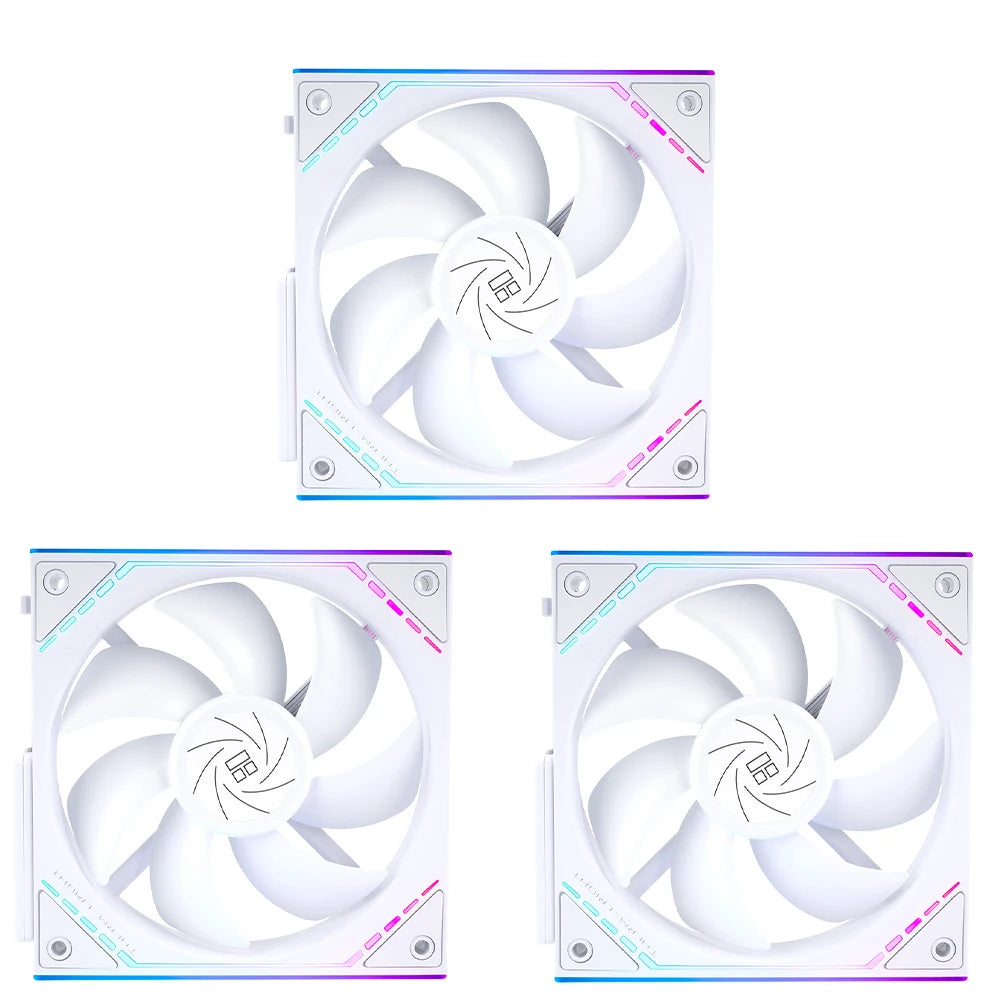 Thermalright TL-M12Q 1/3/5 PCS 120mm ARGB  Case Fan 1500RPM 68.9CFM Silent Computer Fan with Infinity Mirrors on Both Sides