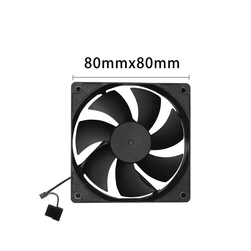 LDPCSJ 8cm 9cm 12cm Quiet Computer Fan Silent PC Fans For Computer PC Case GPU CPU Cooler Radiator Cooling