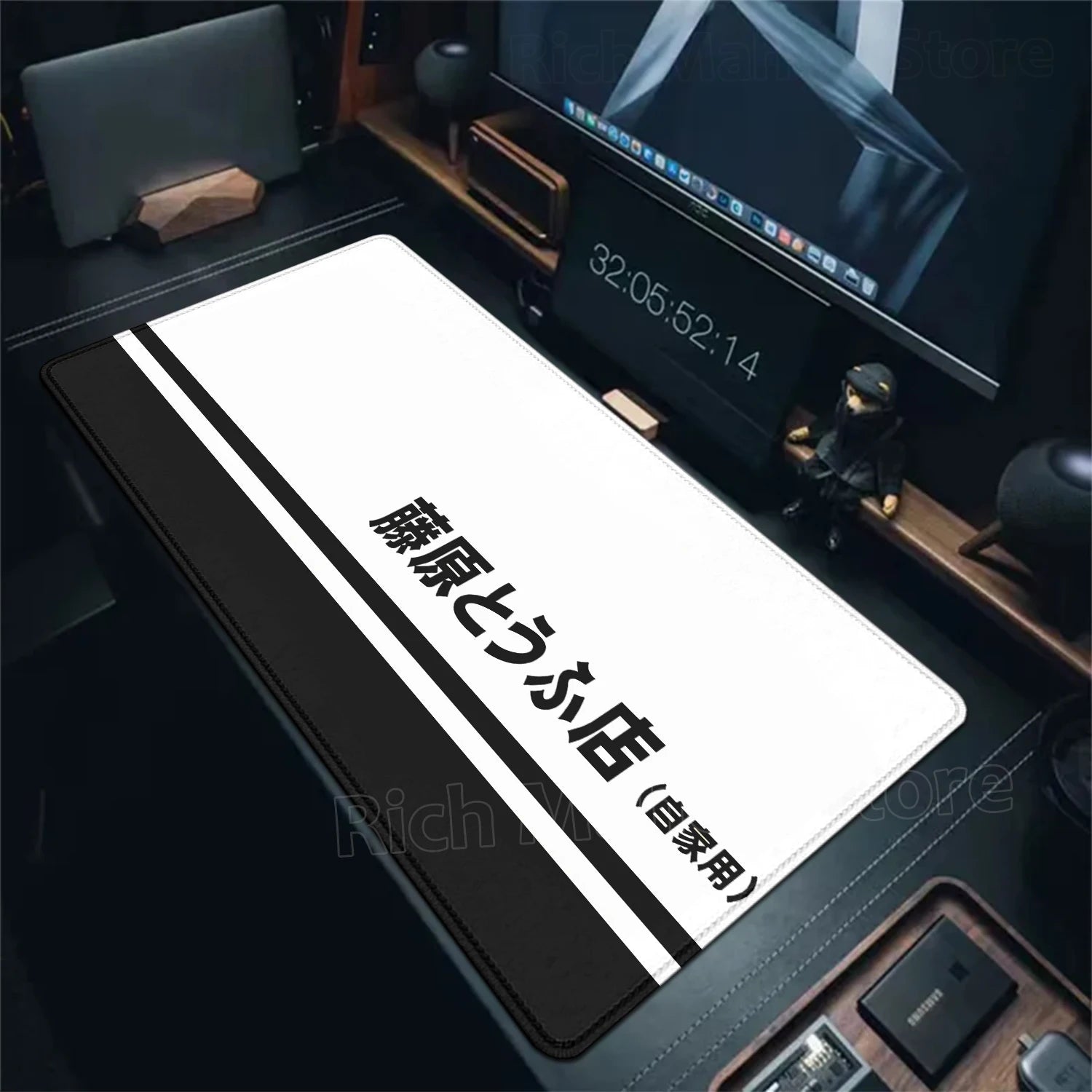 Anime I-Initial D AE86 Mousepad Large Anti-Slip Mouse Pad Stitched Edges Mat Desk accessories XXL Gaming Keyboard Pad 900x400mm