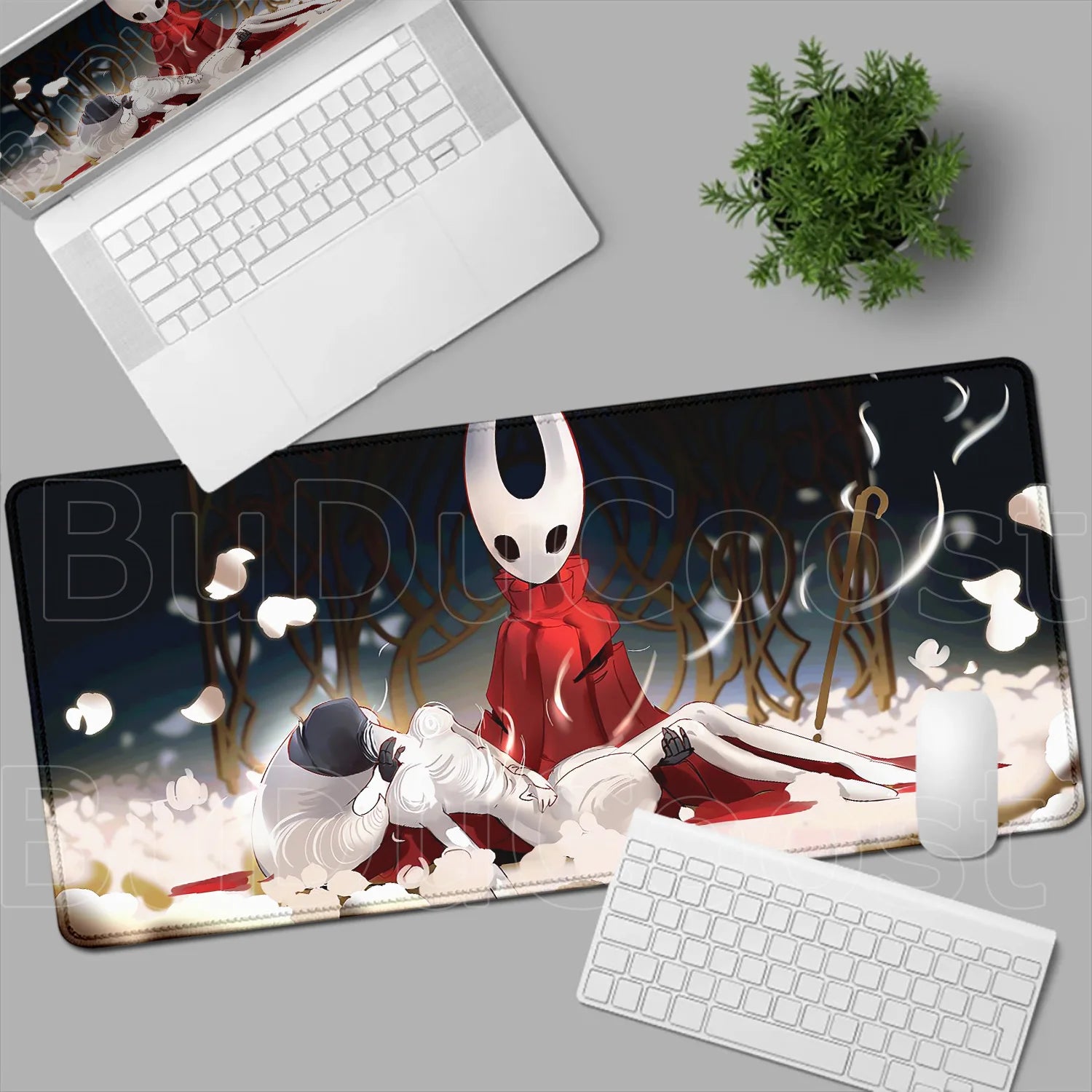 New Game Wallpaper Hollow Knight Mousepad Laptops Keyboard Pad Mouse Pad Xxl Carpet Computer Accessories Non-slip Cool Desk Mats