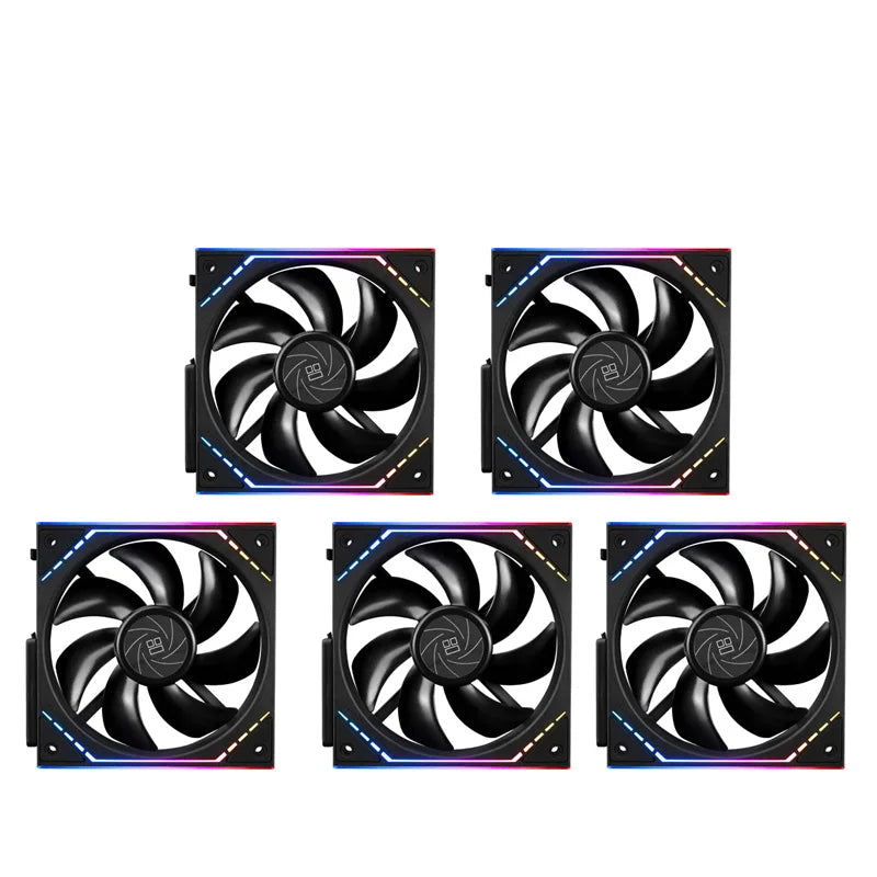 Thermalright TL-M12Q 1/3/5 PCS 120mm ARGB  Case Fan 1500RPM 68.9CFM Silent Computer Fan with Infinity Mirrors on Both Sides