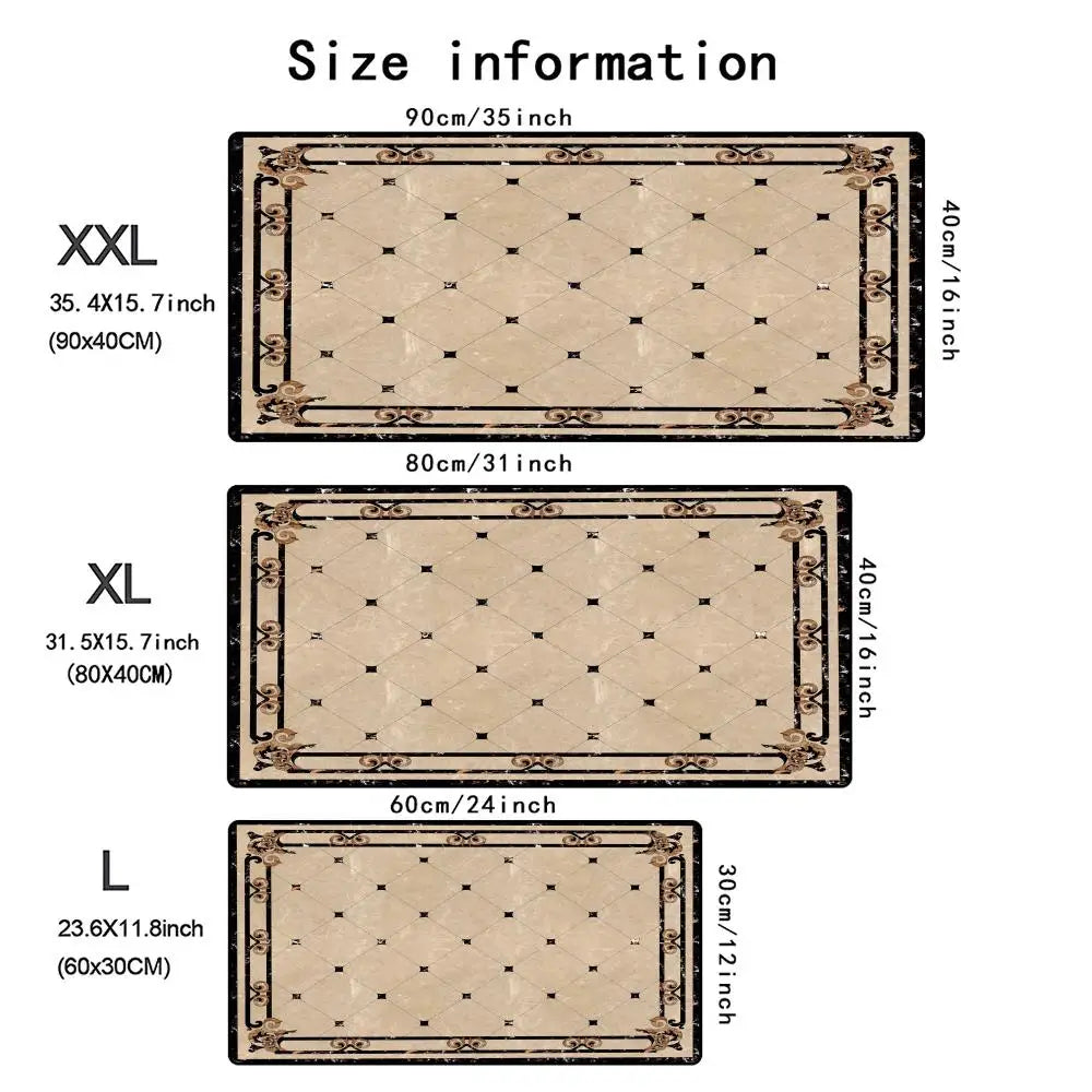 Persian pattern Mouse Pad Large Computer Office Game Table Mats XXL Rubber Anti-slip HD Gaming Keyboard Mousepads Long Desk Mat