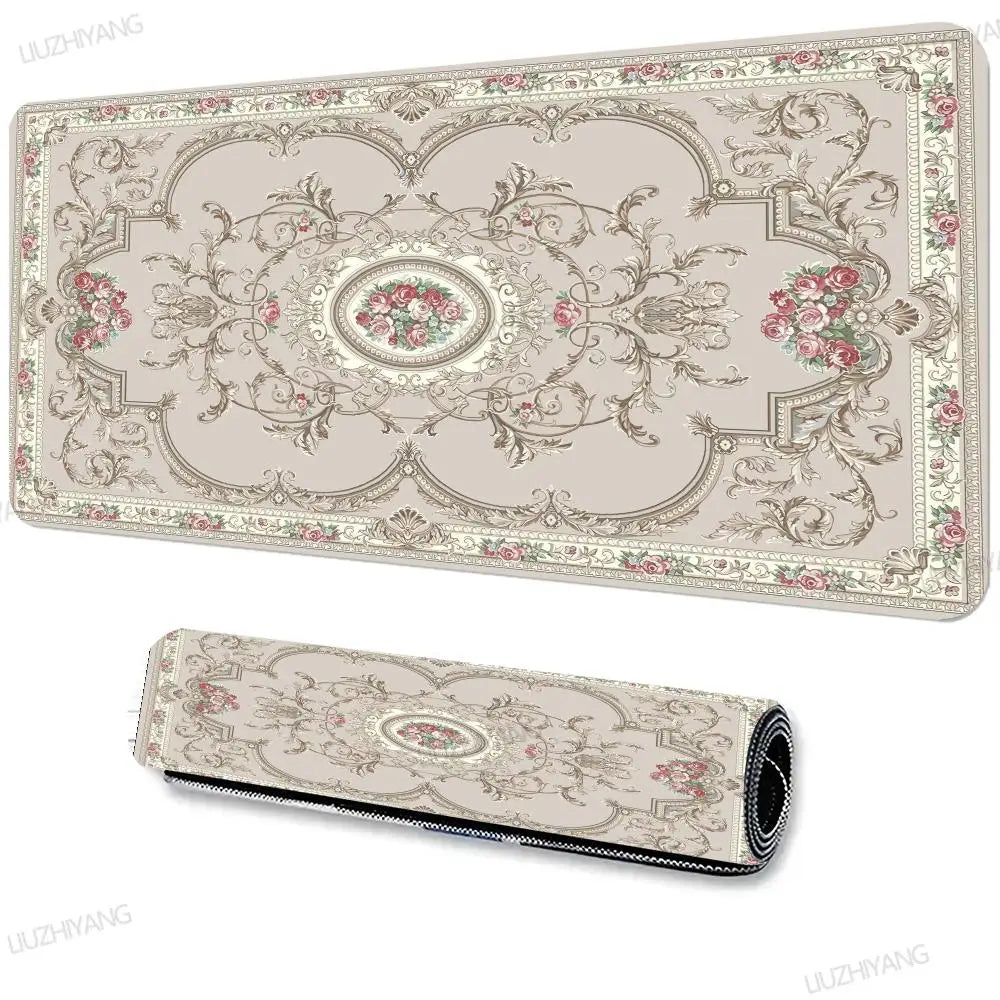 Persian pattern Mouse Pad Large Computer Office Game Table Mats XXL Rubber Anti-slip HD Gaming Keyboard Mousepads Long Desk Mat