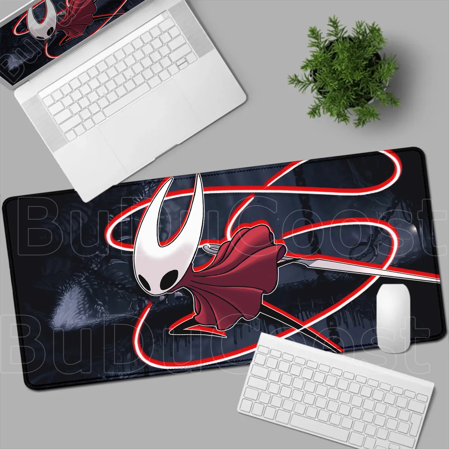 New Game Wallpaper Hollow Knight Mousepad Laptops Keyboard Pad Mouse Pad Xxl Carpet Computer Accessories Non-slip Cool Desk Mats