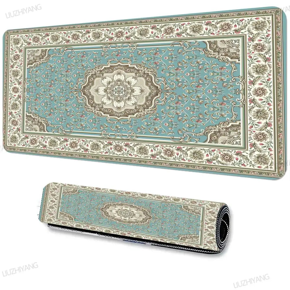 Persian pattern Mouse Pad Large Computer Office Game Table Mats XXL Rubber Anti-slip HD Gaming Keyboard Mousepads Long Desk Mat