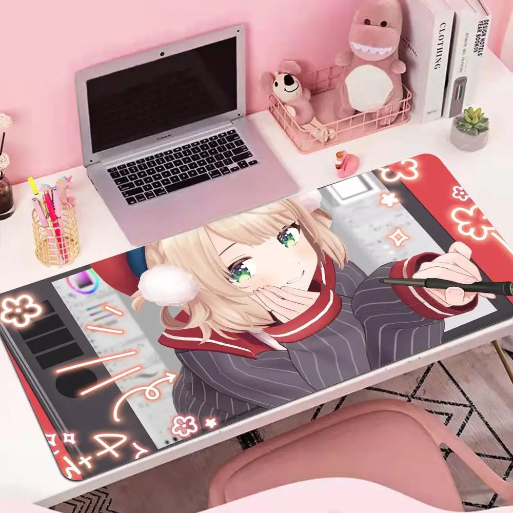 Shigure Ui MINISO Mouse Pad E-sports players Game Accessories Game Keyboard Pad Gamer Desktop Mat Deskmat Keyboard Pad XXL 90x4
