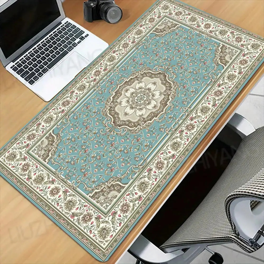 Persian pattern Mouse Pad Large Computer Office Game Table Mats XXL Rubber Anti-slip HD Gaming Keyboard Mousepads Long Desk Mat