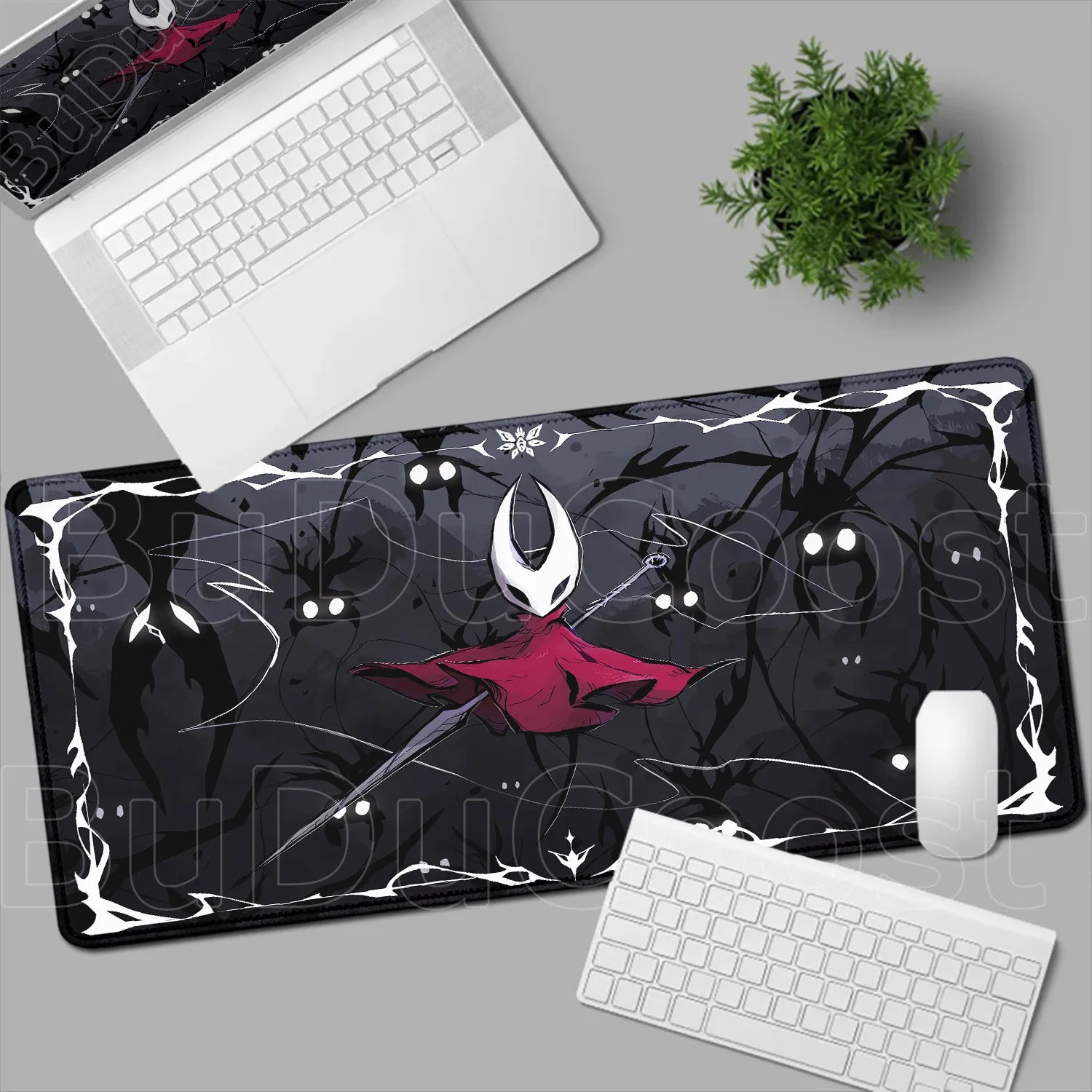 New Game Wallpaper Hollow Knight Mousepad Laptops Keyboard Pad Mouse Pad Xxl Carpet Computer Accessories Non-slip Cool Desk Mats