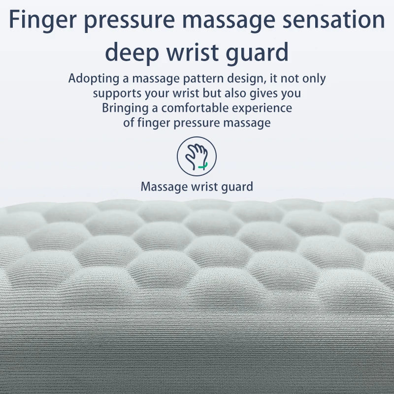 Mouse & Keyboard Wrist Protection Rest Pad With Massage Texture For PC Gaming Laptop Keyboard Mouse Memory Cotton Rest Ergonomic