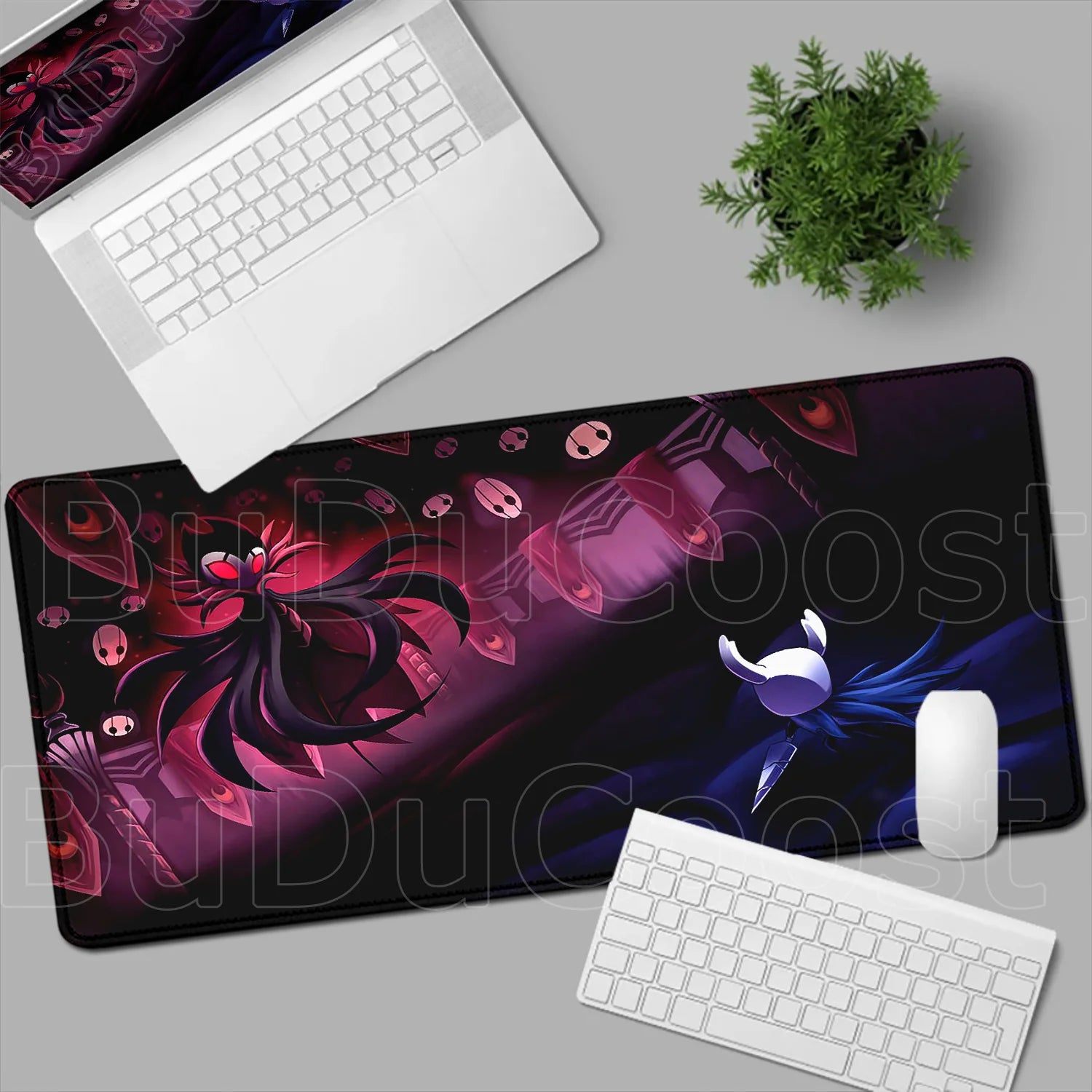 New Game Wallpaper Hollow Knight Mousepad Laptops Keyboard Pad Mouse Pad Xxl Carpet Computer Accessories Non-slip Cool Desk Mats