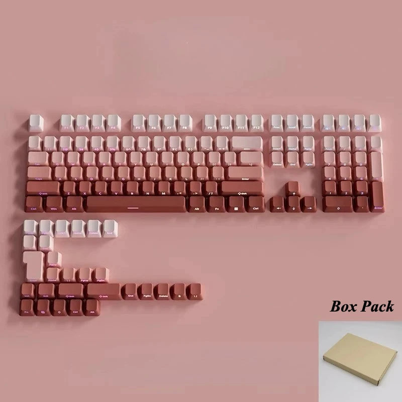 135 Key Cherry Profile Green Grape Keycaps Side Print Shine Through Keycaps Double Shot PBT Keycap for MX Switch Gaming Keyboard