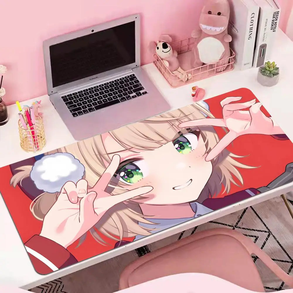 Shigure Ui MINISO Mouse Pad E-sports players Game Accessories Game Keyboard Pad Gamer Desktop Mat Deskmat Keyboard Pad XXL 90x4